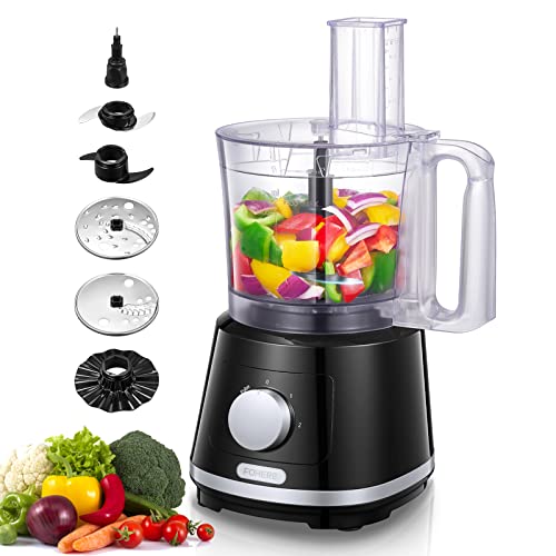 Black+decker 8-Cup Food Processor with Stainless Steel Blade, Black, fp1600b, Size: 8 Cup