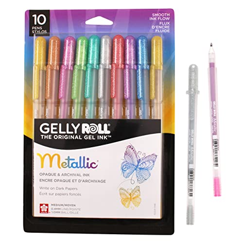 Soucolor Gel Pens for Adult Coloring Books, Deluxe 120 Pack-60 Colored Gel  Pens