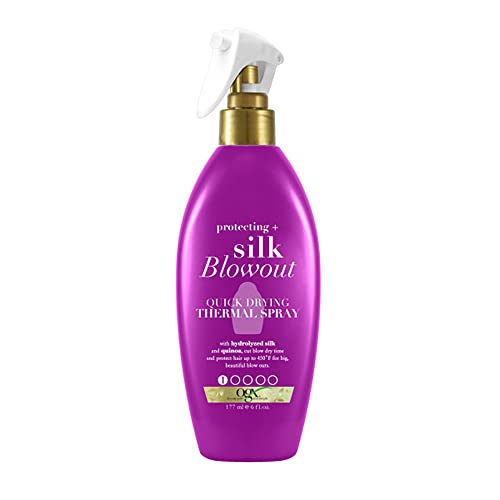 OGX Protecting + Silk Blowout Quick Drying Thermal S...