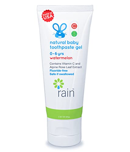 Rain Natural Baby Fluoride Free Kids Toothpaste Gel