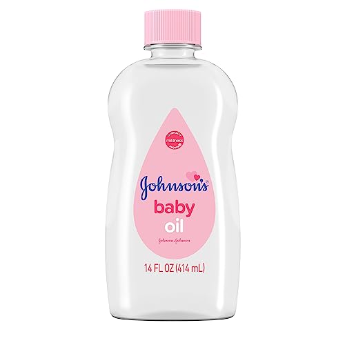 Johnson's Baby Oil, Pure Mineral Oil to help Prevent...