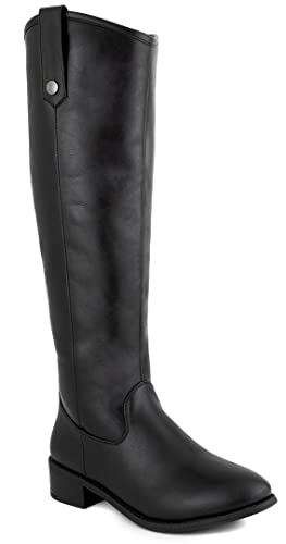 LONDON FOG Womens Irie Riding Boot, Regular and Wide...