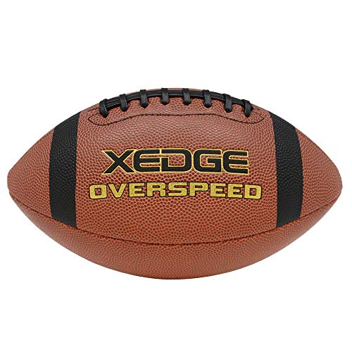 XEDGE Composite Leather Indoor/Outdoor Footballs for...