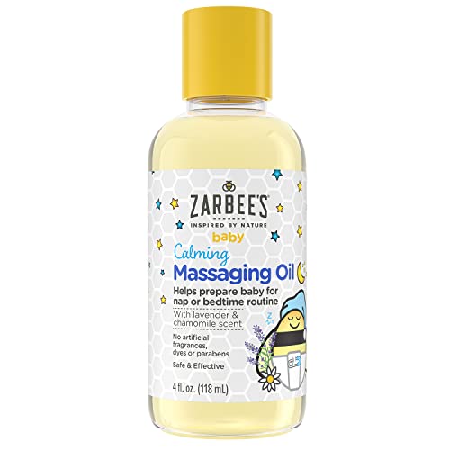 Zarbee's Baby Massage Oil, Calming and Soothing with...