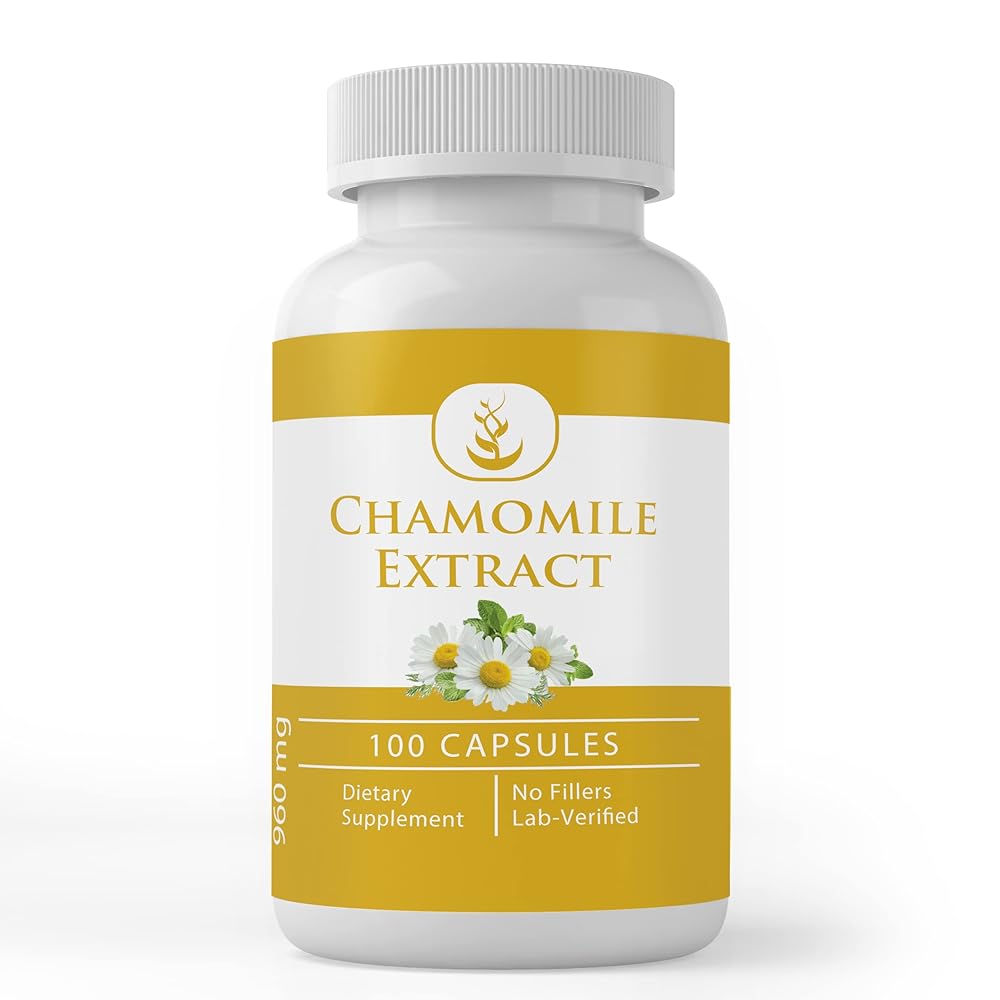 Chamomile Extract Capsules, Pure Ingred...