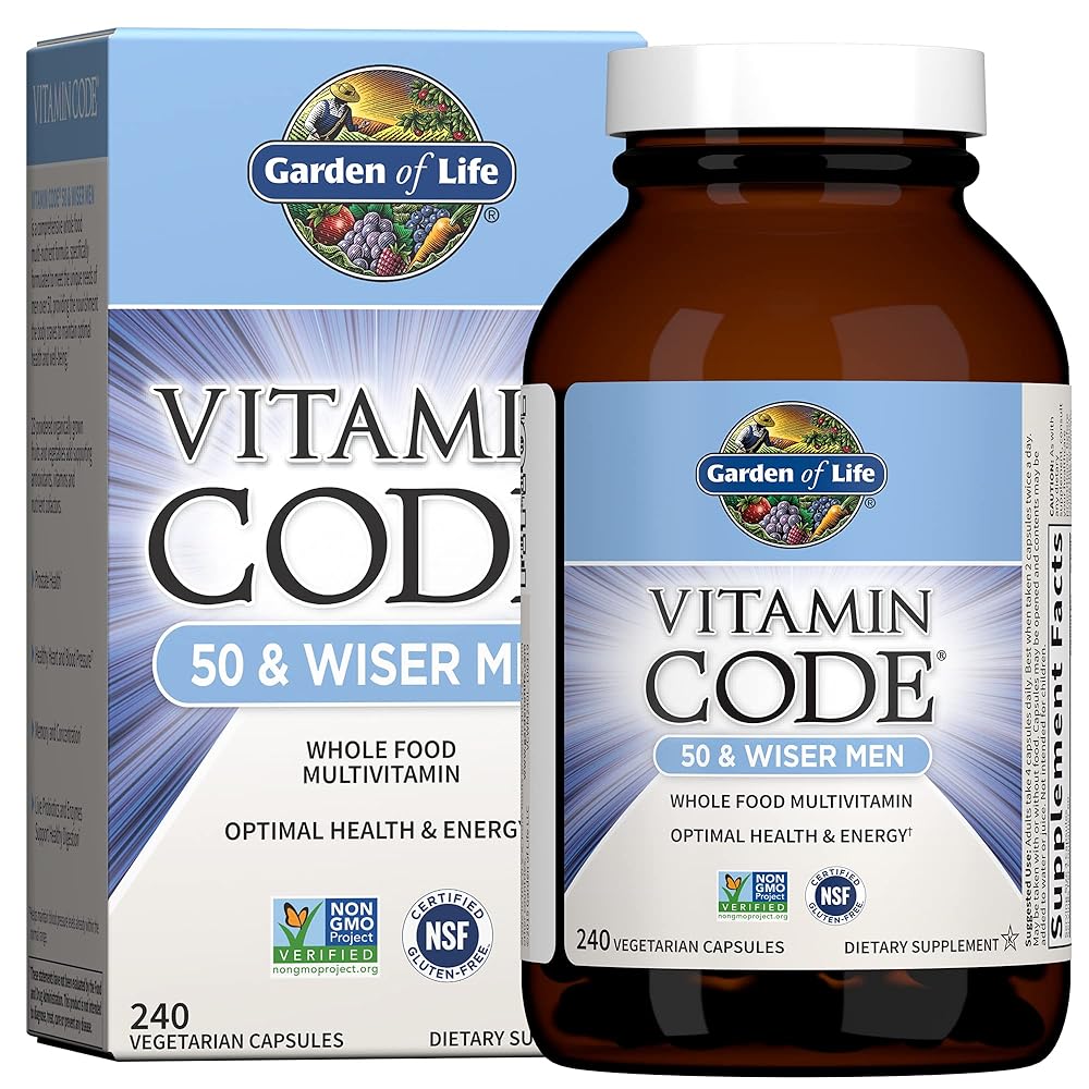 Garden of Life Men's Multivitamin - Vitamin Code 50+