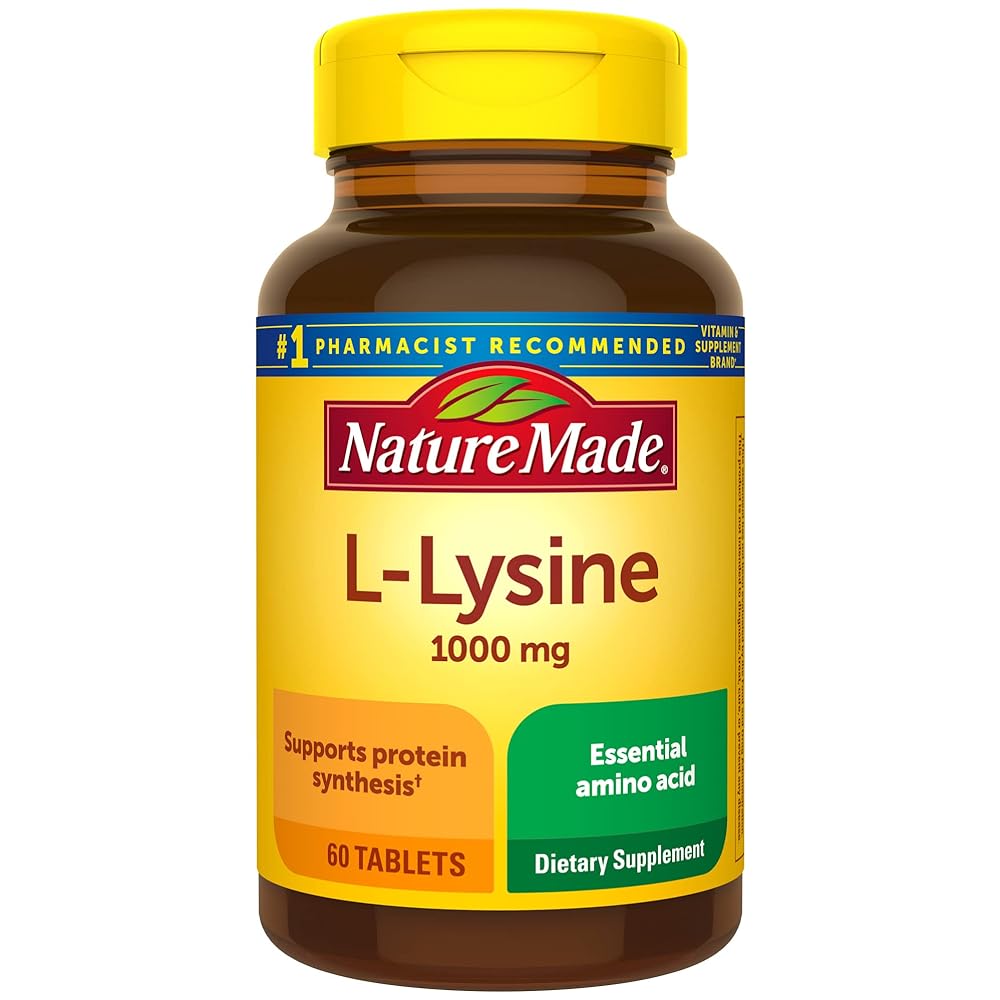 Nature Made L-Lysine 1000 mg Tablets