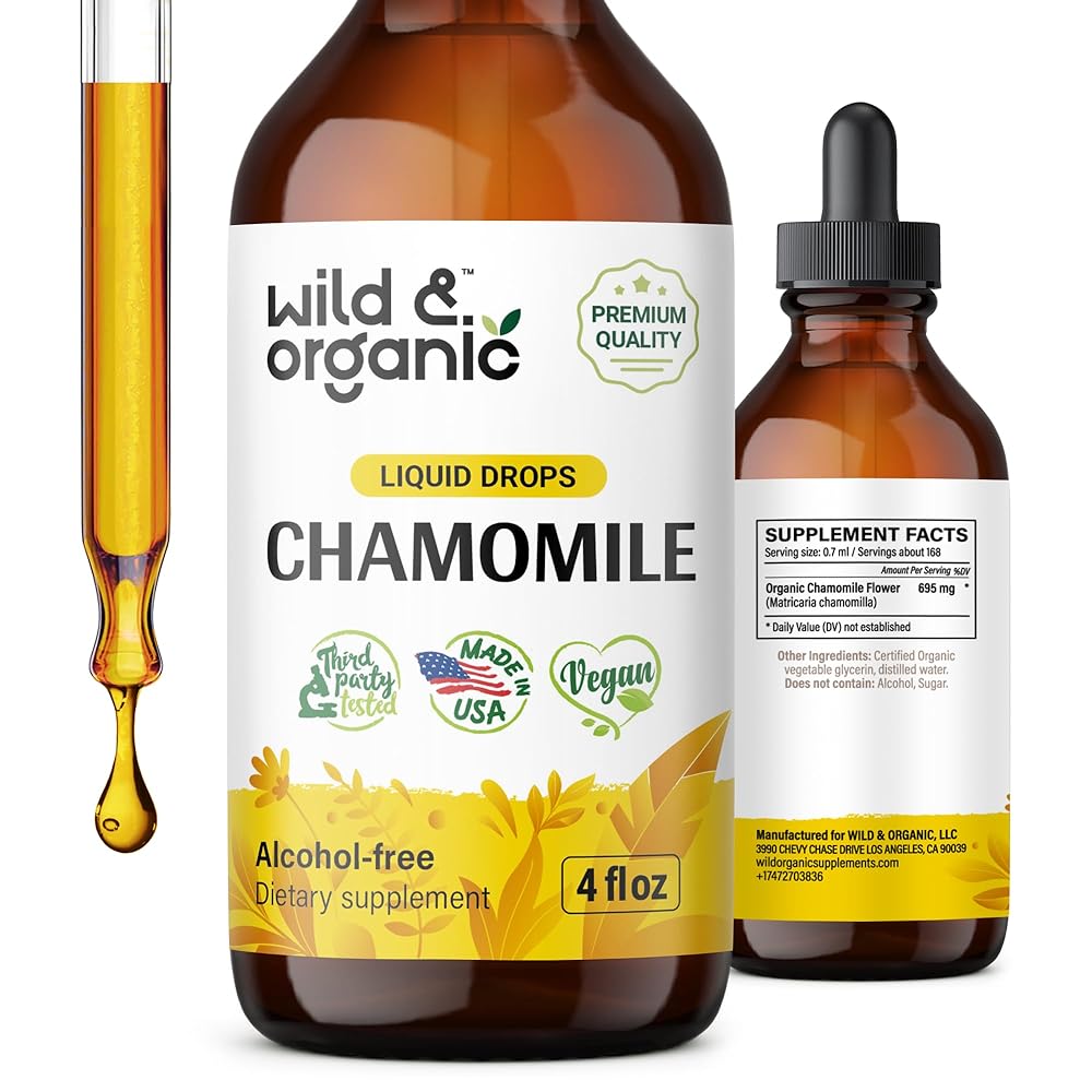 Organic Chamomile Liquid Extract –...