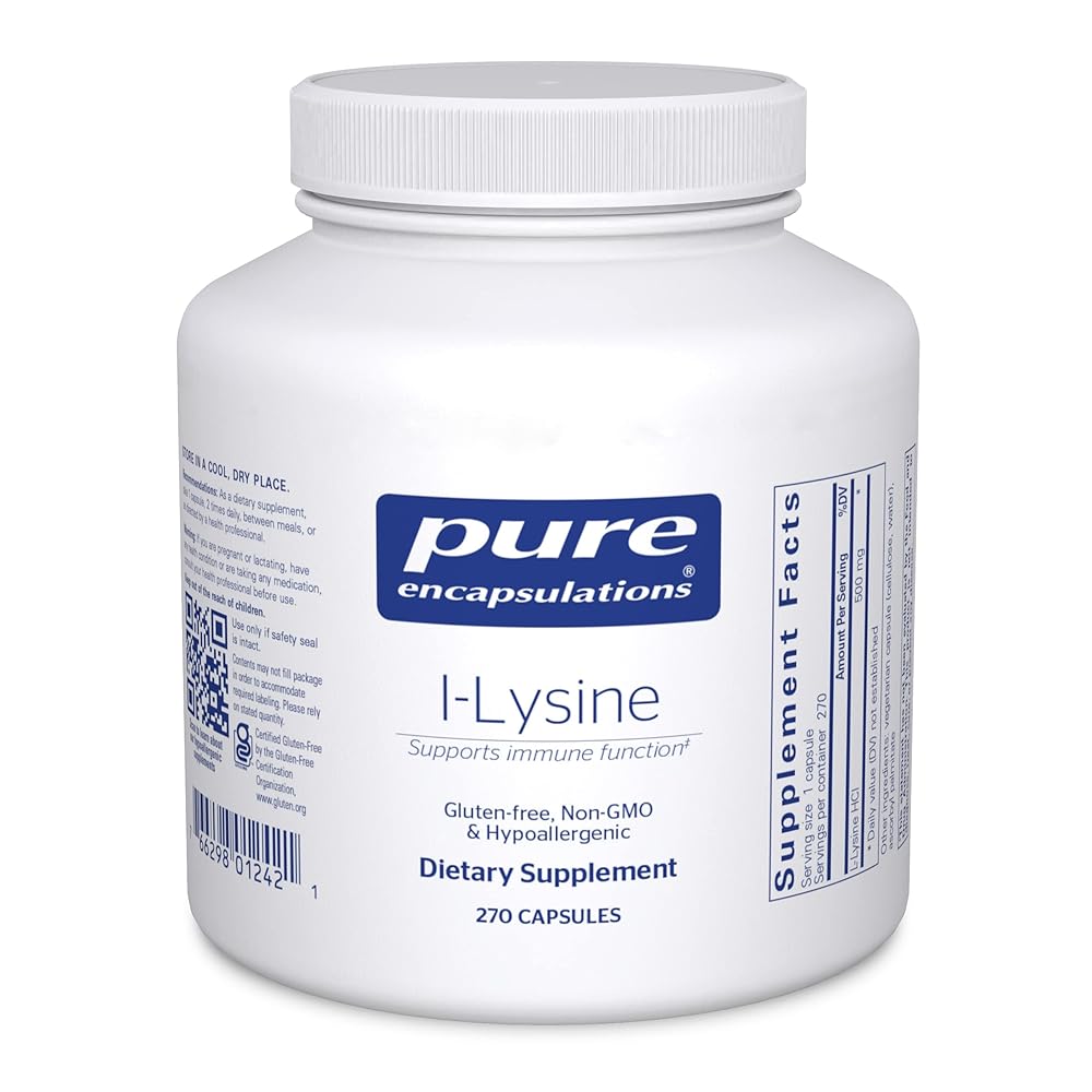 Pure Encapsulations L-Lysine Supplement...