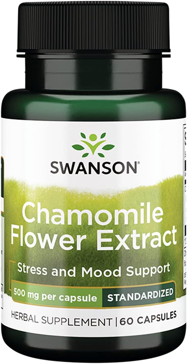 Swanson Chamomile Flower Extract Capsules