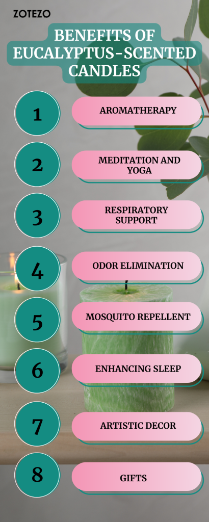 Image- benefits of eucalyptus scented candles