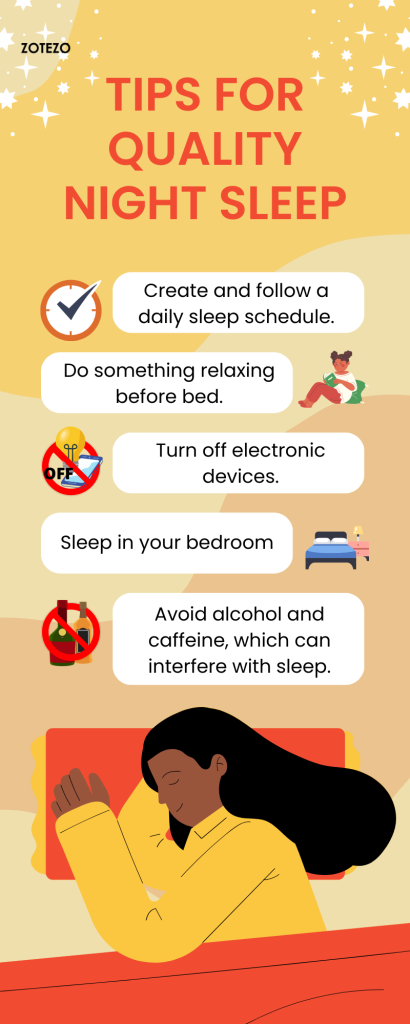 Tips for good sleep